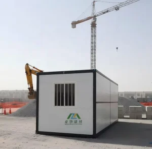 Portable Breathable Steel Farmhouse 20ft 40ft Prefabricated Modular Foldable Container House for Warehouse Shop