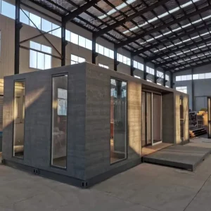 Portable Container Homes with Decking Prefab Shipping Container House Wooden House