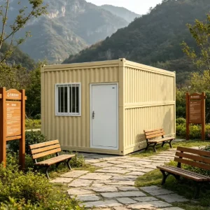 Portable Container House Foldable Container House 20ft Expandable Container House 30ft 40ft Scenic Area Service Station
