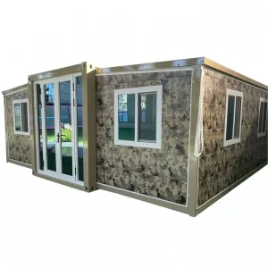 Portable Container House Mobile Home 20ft 2 Bedroom Prefab House Foldable Container Home All in One Shelter for Living Office