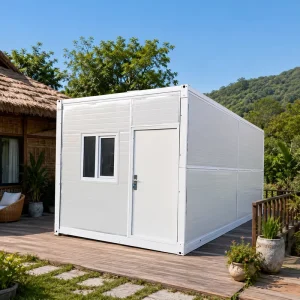 Portable Contractor Camp Dormitory Rapid Deployment Compact Transport 20ft Waterproof Prefab Foldable Container House