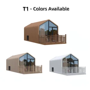 Portable Customizable Prefab Prefabricated Container Tiny Wooden House Building Residence Modular Micro Home Hotel Office 24