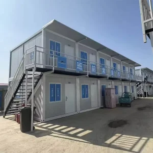 Portable Detachable Expandable Container House for Office Building Hospital Shelter Two Bedroom Modular Prefab Modern Design