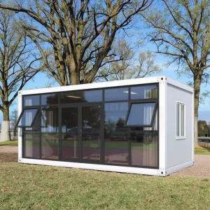 Portable Expandable Square Container Glass Wall Prefabricated Villa Kitchen Waterproof 5-Year Warranty Hotel DBJ