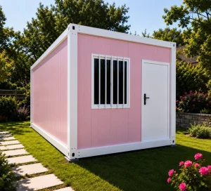 Portable Flat Pack Prefabricated Container House for Temporary Site Staff Dormitory and Industrial Warehouse