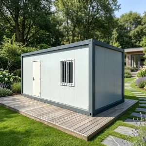Portable Flat-pack Container House with Modern Interior Finish for Garden Office And Private Guest House Modular Prefabricated Pod