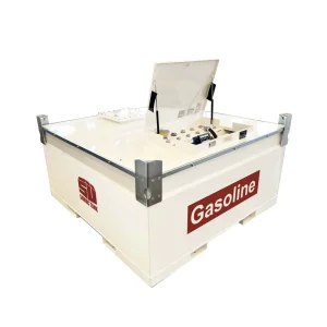 Portable Fuel Station Carbon Steel Tank Transfer 1000l 2000l 4000l Chemical Storage Equipment Container with Pump Diesel