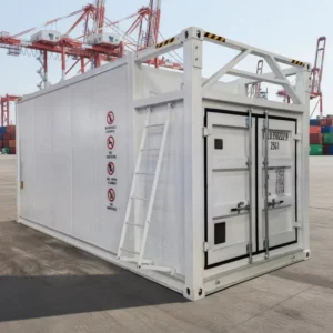 Portable Fuel Station Containerized Diesel Tank With Fuel Transfer Pump for Construction Applications