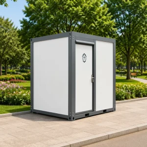 Portable Full Shower Facilities Public Use Container Mobile Toilet