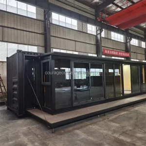 Portable Home 40ft Shipping Container Modified Sliding Out Modular House Expandable
