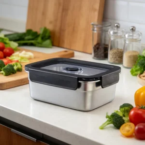 Portable Leakproof Sealed Vacuum Antibacterial Fresh Keeping Airtight Food Container