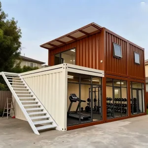 Portable Mobile Container Gym Steel Structure Training Cube Prefab Outdoor Fitness Hub Apartment