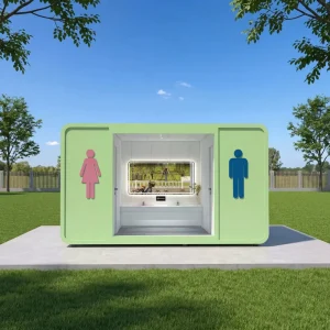 Portable Mobile Prefabricated Toilet With Sink and Shower for Outdoor Villa Office Manufacturer