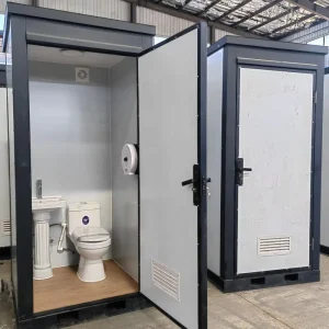 Portable Mobile Toilet for Construction Sites Modern Design Made of Sandwich Panel
