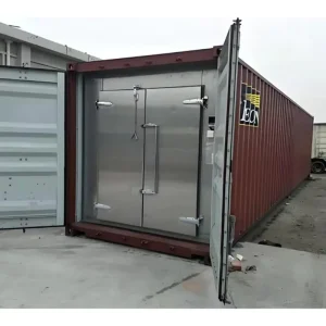 Portable Off Grid 20ft Cold Storage Container Custom Voltage 10℃ to -18℃ Remote Small Rural Livestock Farm Storage