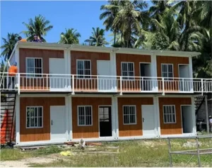 Portable Office Modular Homes for Site Management with Desk