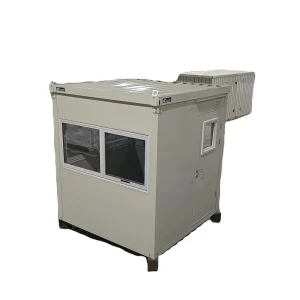 Portable Prefabricated Security Sentry Box Container Guard House Access Control Gate Guard Room Security Kiosk