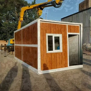 Portable Prefabricated Steel Container House 20ft 40ft for Office & Hotel Use Foldable 2 3 Bedroom Mini Living & Bathroom