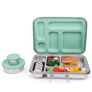 Portable Reusable 18 8 Stainless Steel Leakproof Microwavable Newborn Kids Children Durable Bento Lunch Box