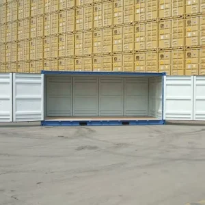 Portable Self-Storage Dry Shipping Container 4FT 40HC 20ft Capacity Steel 4-Sided Door Opening