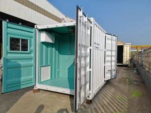 Portable Self Storage Modular Shipping Container for Sale Small Units Customized Logo Steel Storage Unit for Commercial Use