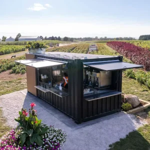 Portable Shipping Container Bar Restaurant Prefabricated 10ft 20ft 40ft Container House Container Coffee Shop Cafe