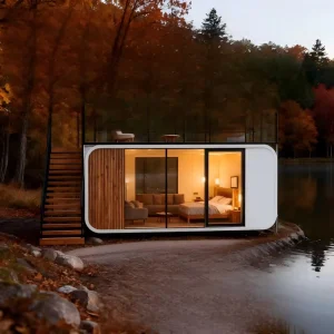 Portable Smart Space Capsule Multi Scene Adaptable Design Office Nap Private Entertainment Pod Compact Temporary Accommodation