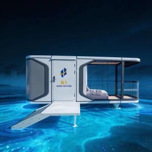 Portable Space Capsule Modular Prefab Tiny Home Expandable Container Cabin for Resort Airbnb