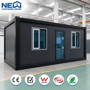Portable Tiny Flat Pack Steel Mobile Home Container House Frame Structure Modern Design Fast Setup 1 Year Warranty