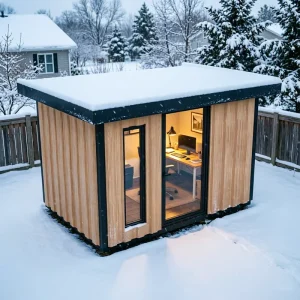 Portable Tiny Home Model Modular Office Cabin Outdoor Workspace Solution Prefabricated Structure Quick Setup