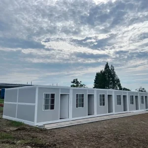 Portable Tiny House Foldable Container Home 20ft Z Folding Container House 1 Bedroom