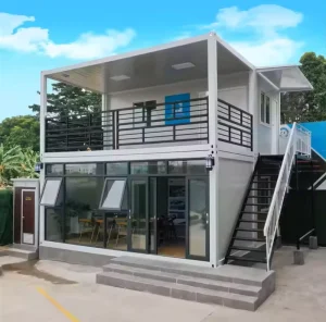 Portable Tiny Prefabricated Container House with Toilet Luxury Flat Pack Mobile Home Prefab Office