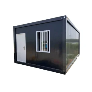Portable Woodgrain Container House Detachable Tiny House Modern Outdoor Home Office Modular Mobile Home Prefab House