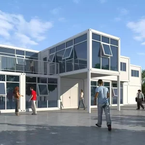 Postmodern Design Container Store with Large Window Display for Apartment Use Eco friendly Waterproof