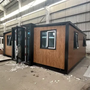 Pre fabricated 40 Foot Container House with a 3 Bedroom Expandable Version Suitable for Family Use