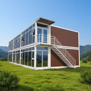 Prefab 2 Story Expandable Container House Modern Modular Detachable Waterproof Windproof Eco friendly Fast Install Apartment 2-3