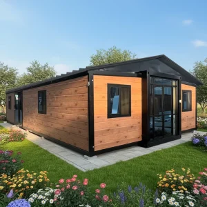 Prefab 2 Story Expandable Container House Modular Detachable Waterproof Luxury Hotel 2 3 Bedroom 20 40 Feet Villa