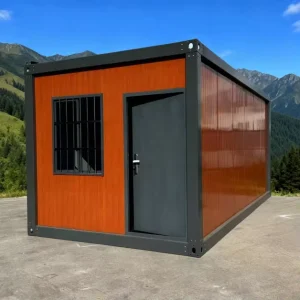 Prefab 20ft Custom Design Outdoor Portable Fast Food Snack Kitchen Mobile Bar Assemble Container House Office Building 5 Year
