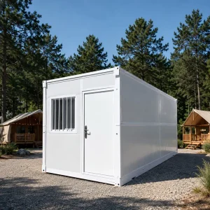 Prefab 20ft Foldable Container for Mobile Office Kitchen School Workshop Disaster Relief Housing Storage