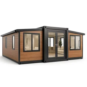 Prefab 20ft Tiny House Fully Furnished One Bedroom Expandable Shipping Container Homes