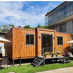 Prefab Container House 20-40ft 2-5 Bedrooms Kitchen Bathroom for Warehouse Gym School Hospital Park Resort