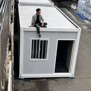 Prefab Container House 8 Bedroom Kitchen Living Room Home Bar Office Building Hotel Use Modern Design Steel Sandwich Panel