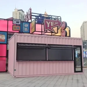Prefab Container House for Coffee Shop Food Kiosk for Mall Kitchen Bedroom Use Modified Shipping Container