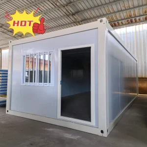 Prefab Flat Pack Container House Steel Modular Camp Building for Labor Dormitory Site Office Worker Living Quarters Use