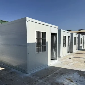 Prefab Folding Container House Portable Cabin Waterproof Insulated Steel Structure Quick Assembly Temporary Housing Site Office