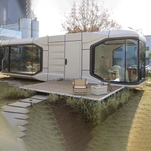Prefab House Space Capsule Bed Hotel Cabin Prefab Modular House Camping Capsule Container Home Folding Tiny Capsule House