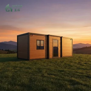 Prefab Mobile Home Custom 10Ft Foldable Homes Easy Install Transport 10ft Expandable Container Foldable Prefab House
