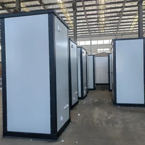 Prefab Modern Eco Friendly Sandwich Panel Shower Rooms Portable Toilet Ready Made Bathroom Pods High Intensity Steel Frame