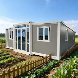 Prefab Modular Expandable Breathable Sandwich Panel Container House European Design Villa Apartment Workshop Backyard Home
