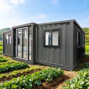 Prefab Modular Expandable Container House Apartment Workshop European Design Breathable
